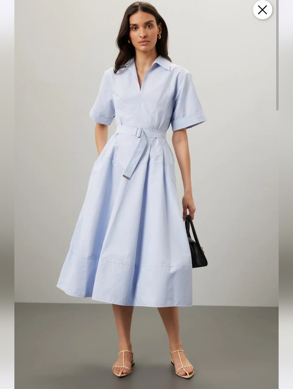 SIMKHAI DEANNA MIDI DRESS SIZE 0 MSRP $595